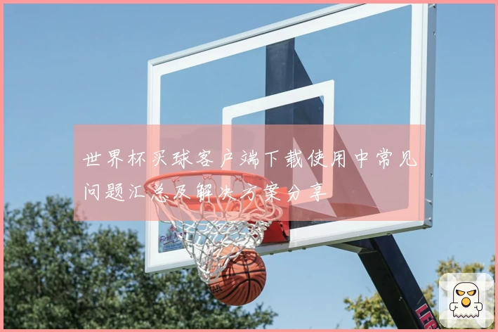 世界杯买球客户端下载使用中常见问题汇总及解决方案分享